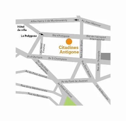 Citadines Antigone